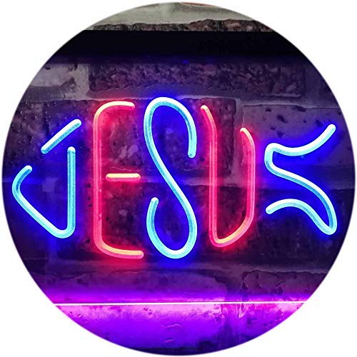 Jesus Fish LED Light Sign - LED Gift Works