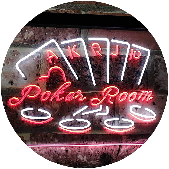 Poker Room LED Light Sign - Way Up Gifts