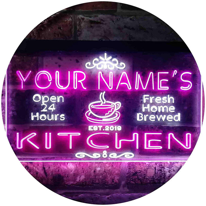 Personalized Home Kitchen Decor LED Light Sign - Way Up Gifts