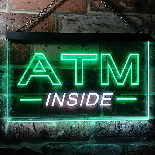 ATM Inside LED Light Sign - LED Gift Works