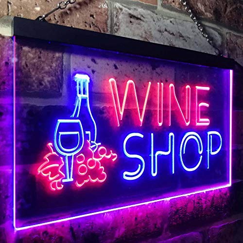 Wine Shop LED Light Sign - Way Up Gifts