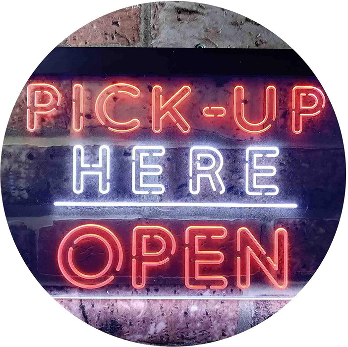 Pick Up Here Open LED Light Sign - Way Up Gifts