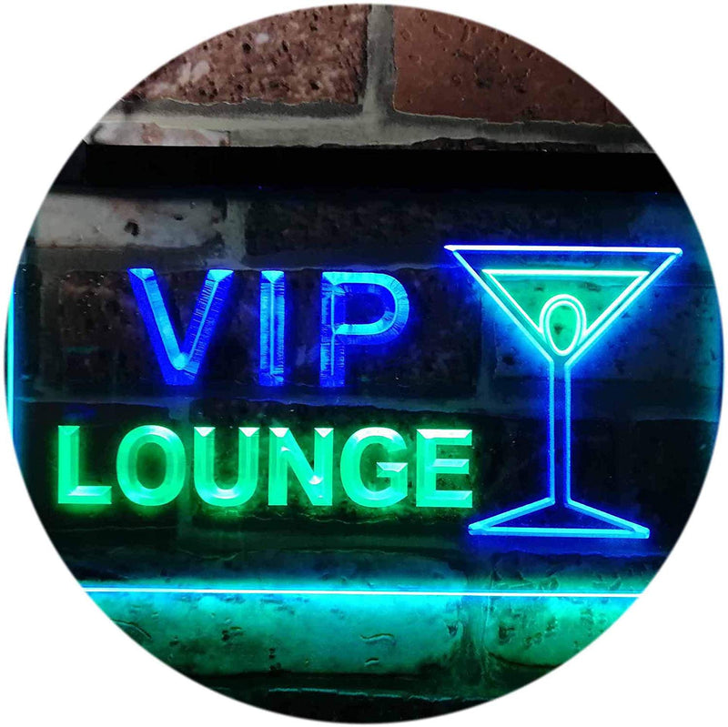 Cocktails VIP Lounge LED Light Sign - LED Gift Works