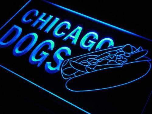 Chicago Hot Dogs LED Light Sign - Way Up Gifts