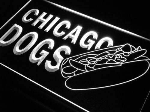 Chicago Hot Dogs LED Light Sign - LED Gift Works