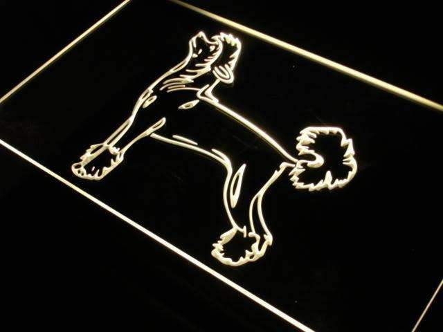 Chinese Crested Dog LED Light Sign - Way Up Gifts