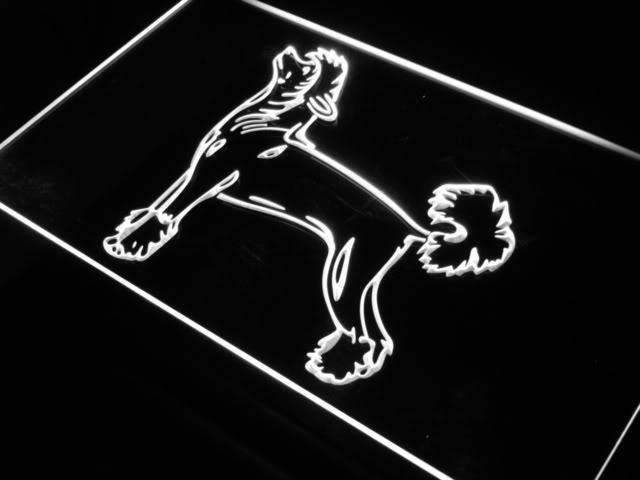 Chinese Crested Dog LED Light Sign - LED Gift Works
