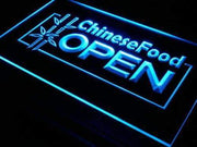 Chinese Food Open LED Light Sign - LED Gift Works