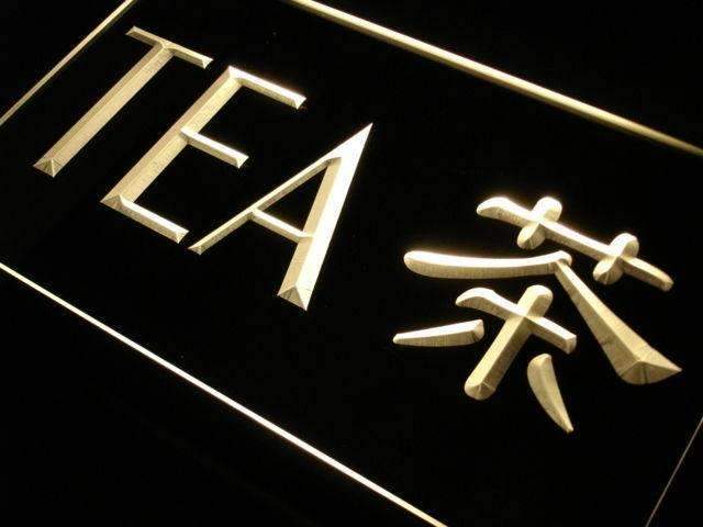 Chinese Tea LED Light Sign - Way Up Gifts
