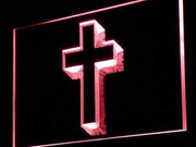 Christian Cross Home Decor LED Light Sign - LED Gift Works