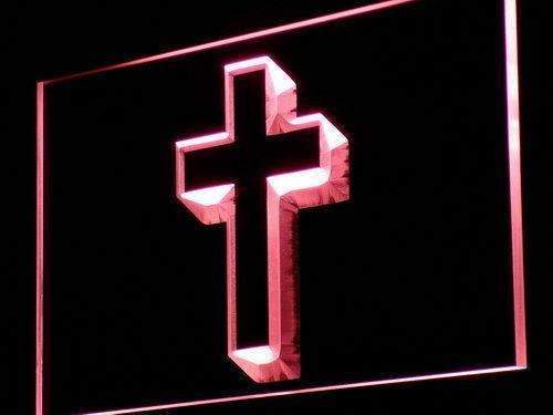 Christian Cross Home Decor LED Light Sign - LED Gift Works
