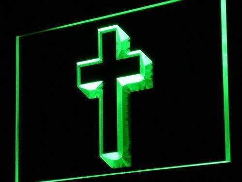 Christian Cross Home Decor LED Light Sign - Way Up Gifts