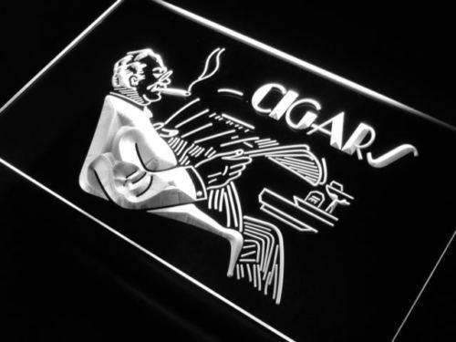Cigar Lounge LED Light Sign - Way Up Gifts