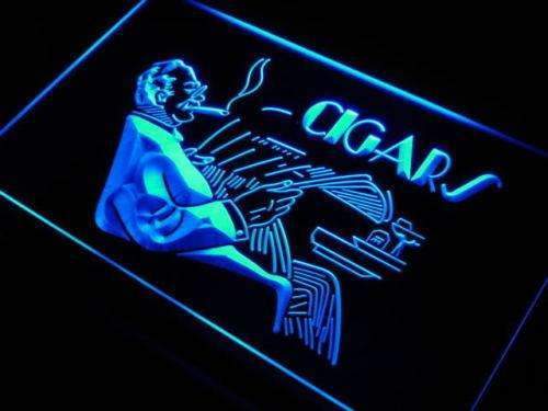 Cigar Lounge LED Light Sign - Way Up Gifts