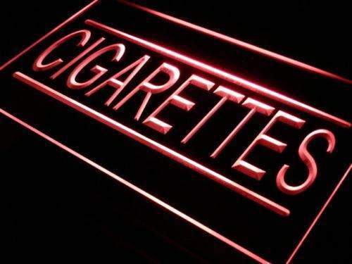Cigarettes LED Light Sign - LED Gift Works