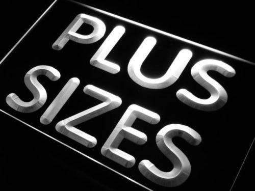 Clothing Plus Sizes LED Light Sign - Way Up Gifts