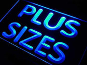 Clothing Plus Sizes LED Light Sign - LED Gift Works