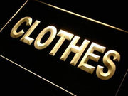 Clothing Shop Clothes LED Light Sign - LED Gift Works