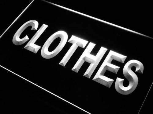Clothing Shop Clothes LED Light Sign - LED Gift Works