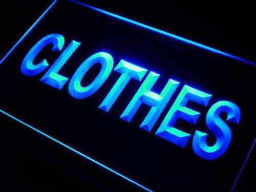 Clothing Shop Clothes LED Light Sign - Way Up Gifts