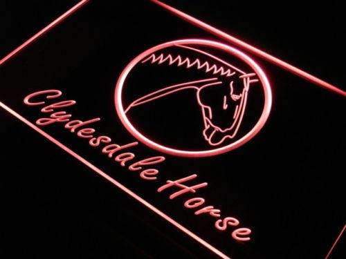 Clydesdale Horse LED Light Sign - Way Up Gifts