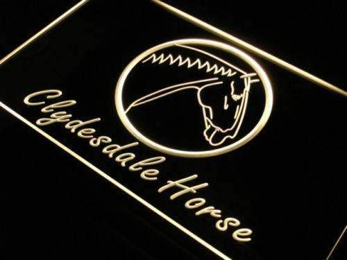 Clydesdale Horse LED Light Sign - Way Up Gifts