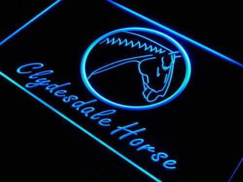 Clydesdale Horse LED Light Sign - Way Up Gifts
