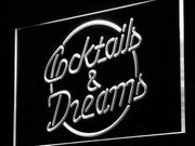 Cocktails and Dreams II LED Light Sign - LED Gift Works
