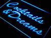 Cocktails and Dreams III LED Light Sign - Way Up Gifts
