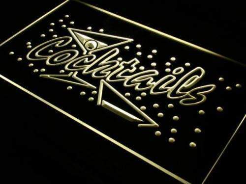 Cocktails Bar Lure LED Light Sign - Way Up Gifts