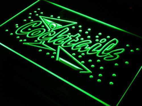 Cocktails Bar Lure LED Light Sign - Way Up Gifts
