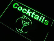 Cocktails II LED Light Sign - LED Gift Works