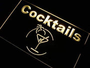 Cocktails II LED Light Sign - LED Gift Works
