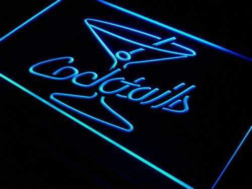 Cocktails LED Light Sign - LED Gift Works