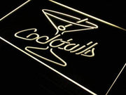 Cocktails LED Light Sign - LED Gift Works
