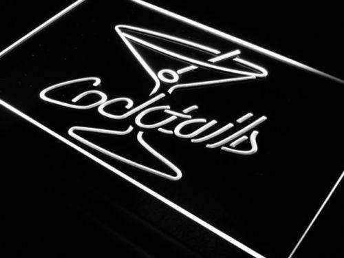 Cocktails LED Light Sign - LED Gift Works