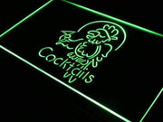 Cocktails Parrot II LED Light Sign - LED Gift Works