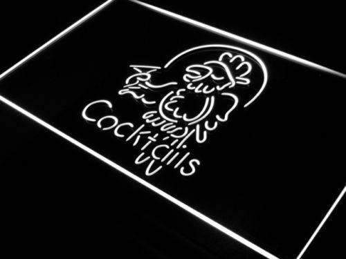 Cocktails Parrot II LED Light Sign - Way Up Gifts