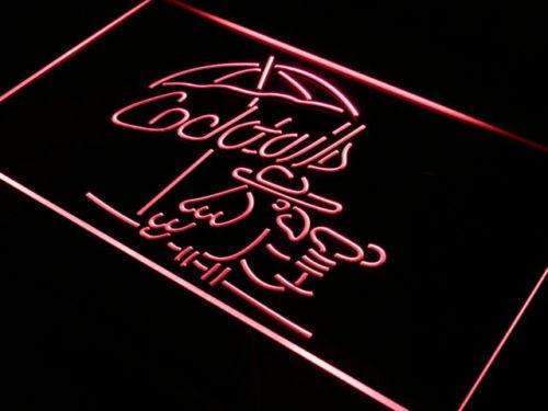 Cocktails Parrot LED Light Sign - Way Up Gifts