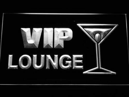 Cocktails VIP Lounge LED Light Sign - Way Up Gifts