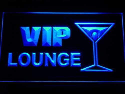 Cocktails VIP Lounge LED Light Sign - LED Gift Works