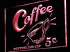 Coffee 5 Cents Vintage LED Light Sign - Way Up Gifts