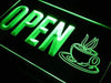 Coffee Cafe Open LED Light Sign - Way Up Gifts