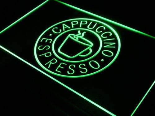 Coffee Cappuccino Espresso LED Light Sign - Way Up Gifts