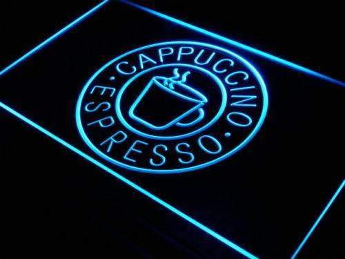 Coffee Cappuccino Espresso LED Light Sign - Way Up Gifts