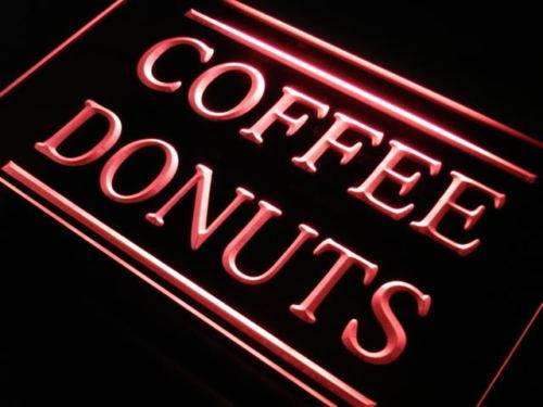 Coffee Donuts II LED Light Sign - LED Gift Works