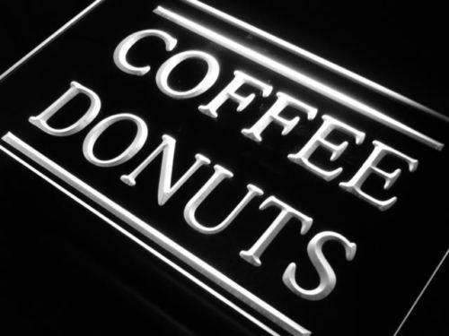 Coffee Donuts II LED Light Sign - LED Gift Works