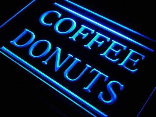 Coffee Donuts II LED Light Sign - Way Up Gifts