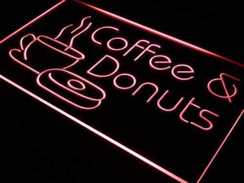 Coffee Donuts LED Light Sign - Way Up Gifts