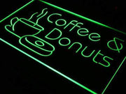 Coffee Donuts LED Light Sign - LED Gift Works